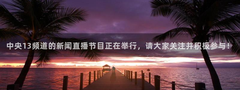 火凤体育：中央13频道的新闻直播节目正在举行，请大家关注并积极参与！